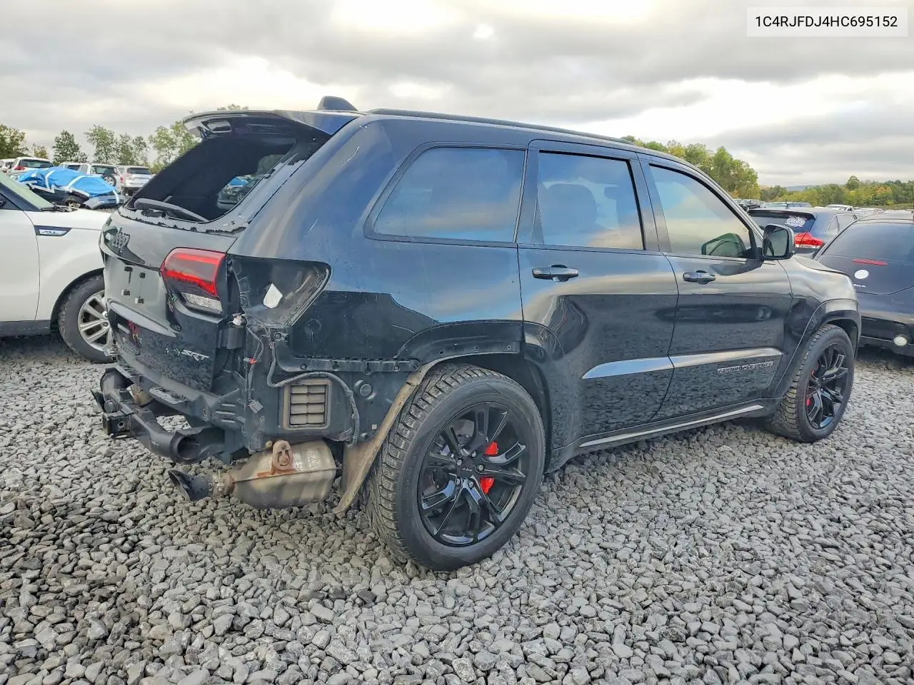 2017 JEEP GRAND CHEROKEE VIN 1C4RJFDJ4HC695152 — фото 3
