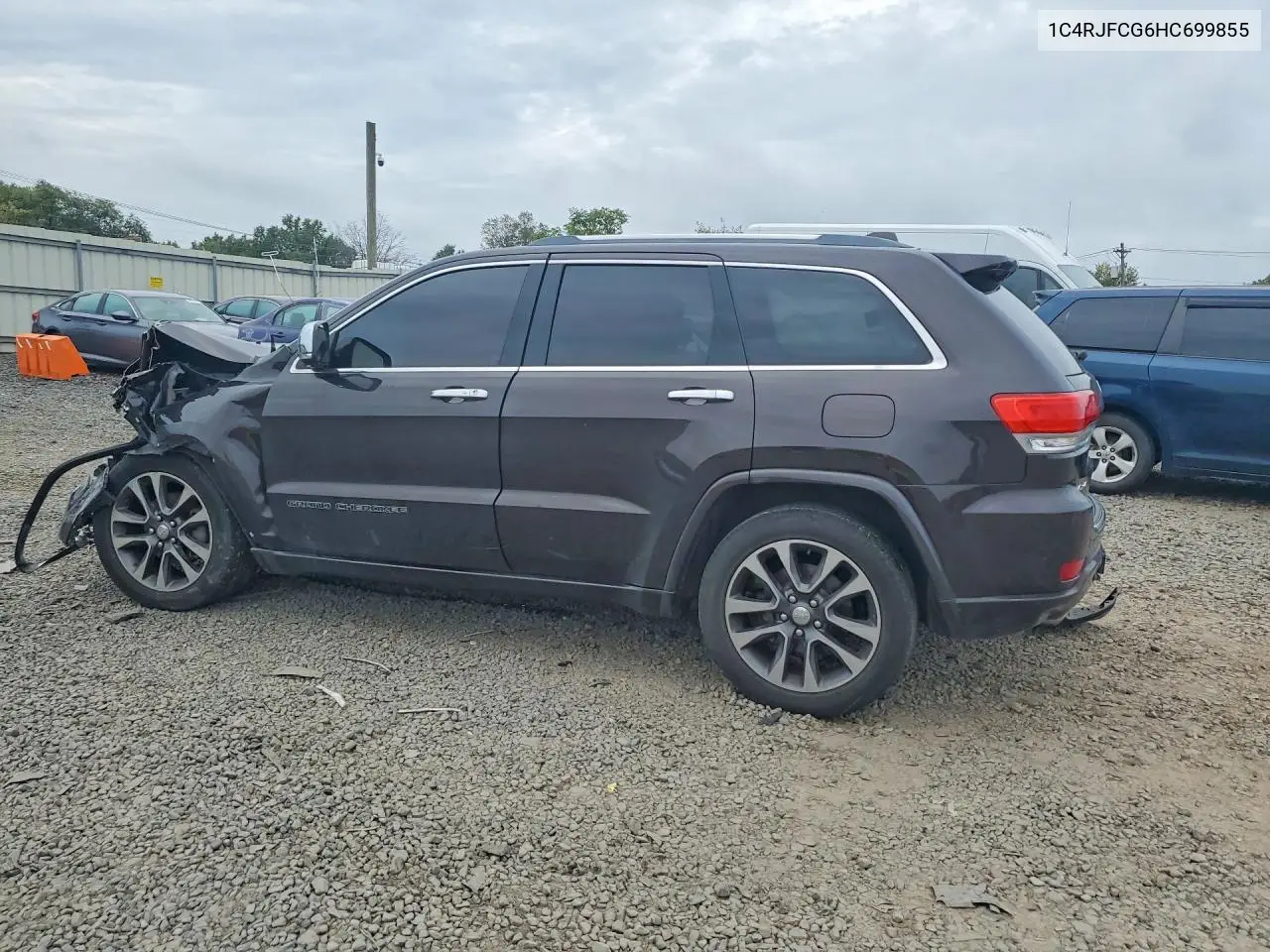 2017 JEEP GRAND CHEROKEE VIN 1C4RJFCG6HC699855 — фото 2