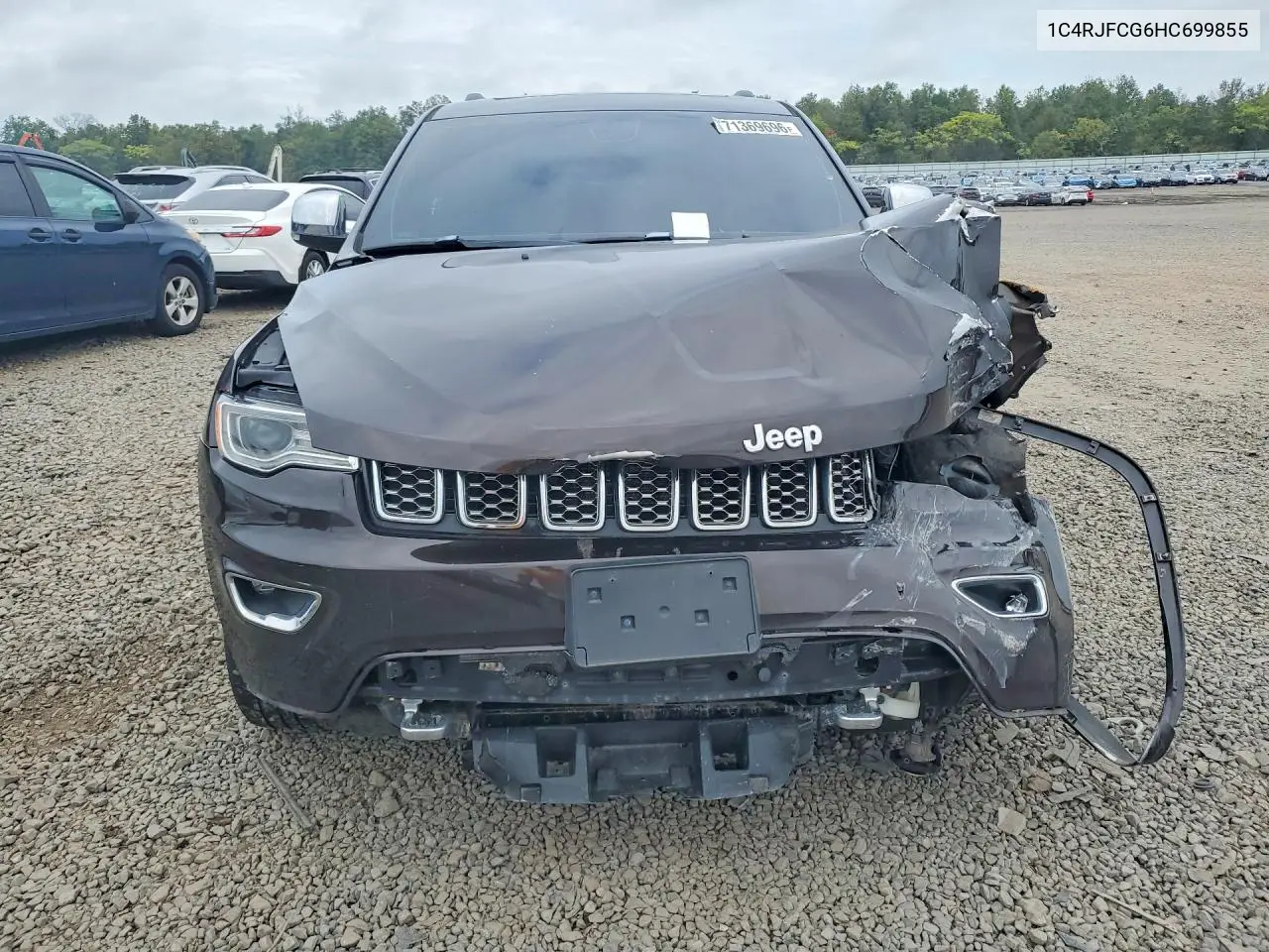 2017 JEEP GRAND CHEROKEE VIN 1C4RJFCG6HC699855 — фото 5