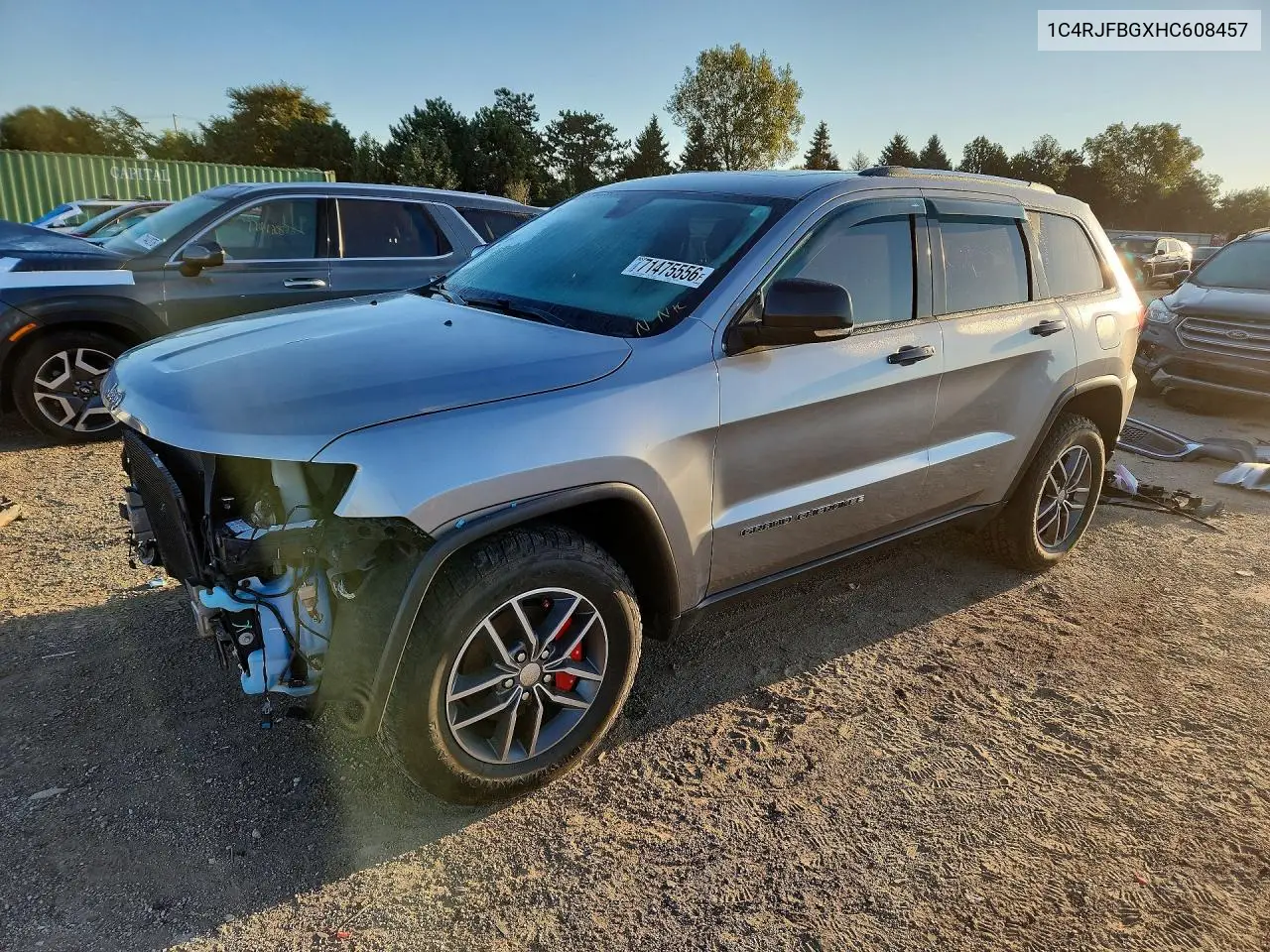 JEEP GRAND CHEROKEE 2017, VIN 1C4RJFBGXHC608457