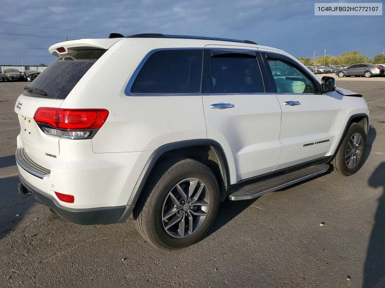 2017 JEEP GRAND CHEROKEE VIN 1C4RJFBG2HC772107 — фото 3