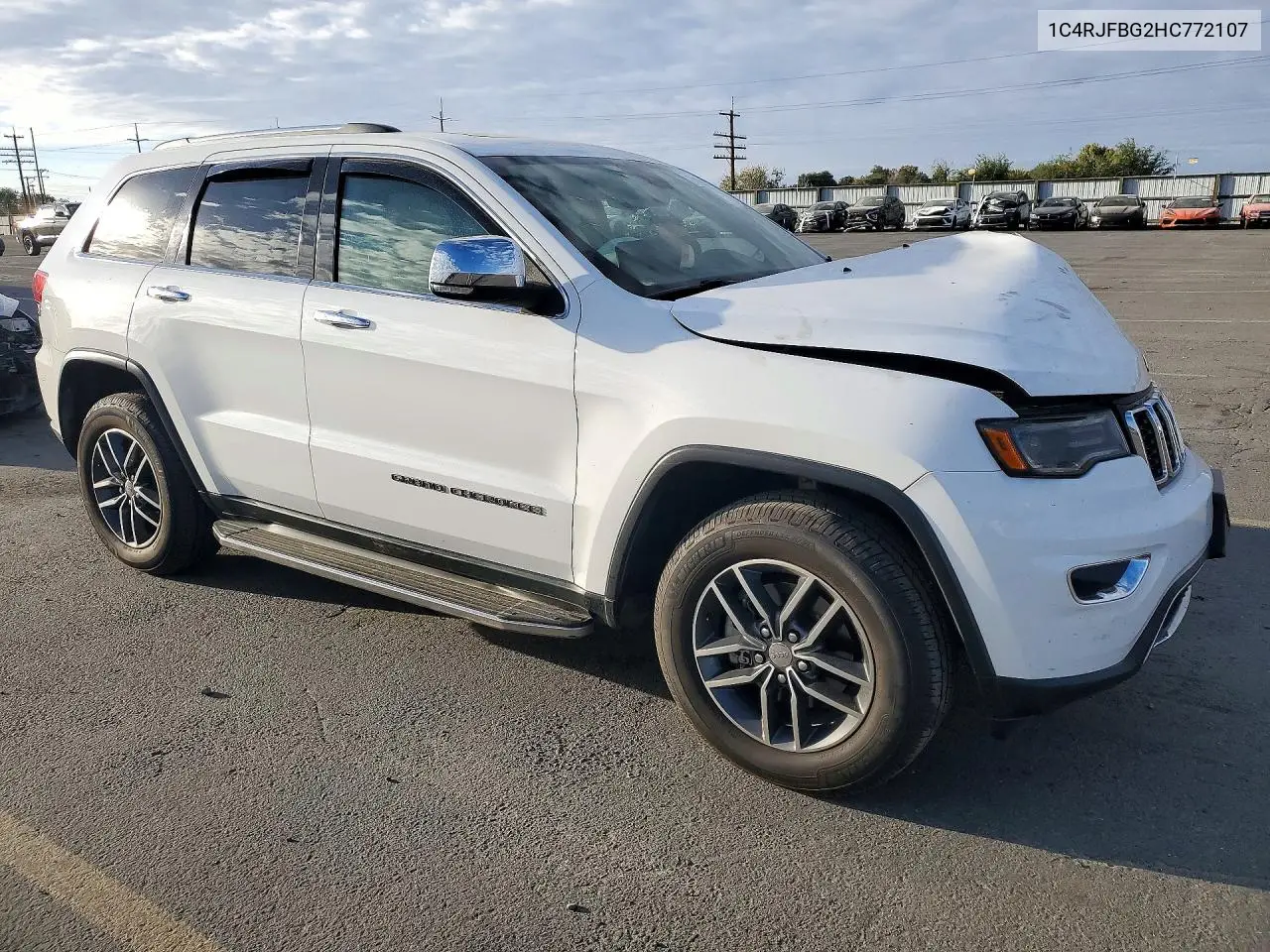 2017 JEEP GRAND CHEROKEE VIN 1C4RJFBG2HC772107 — фото 4