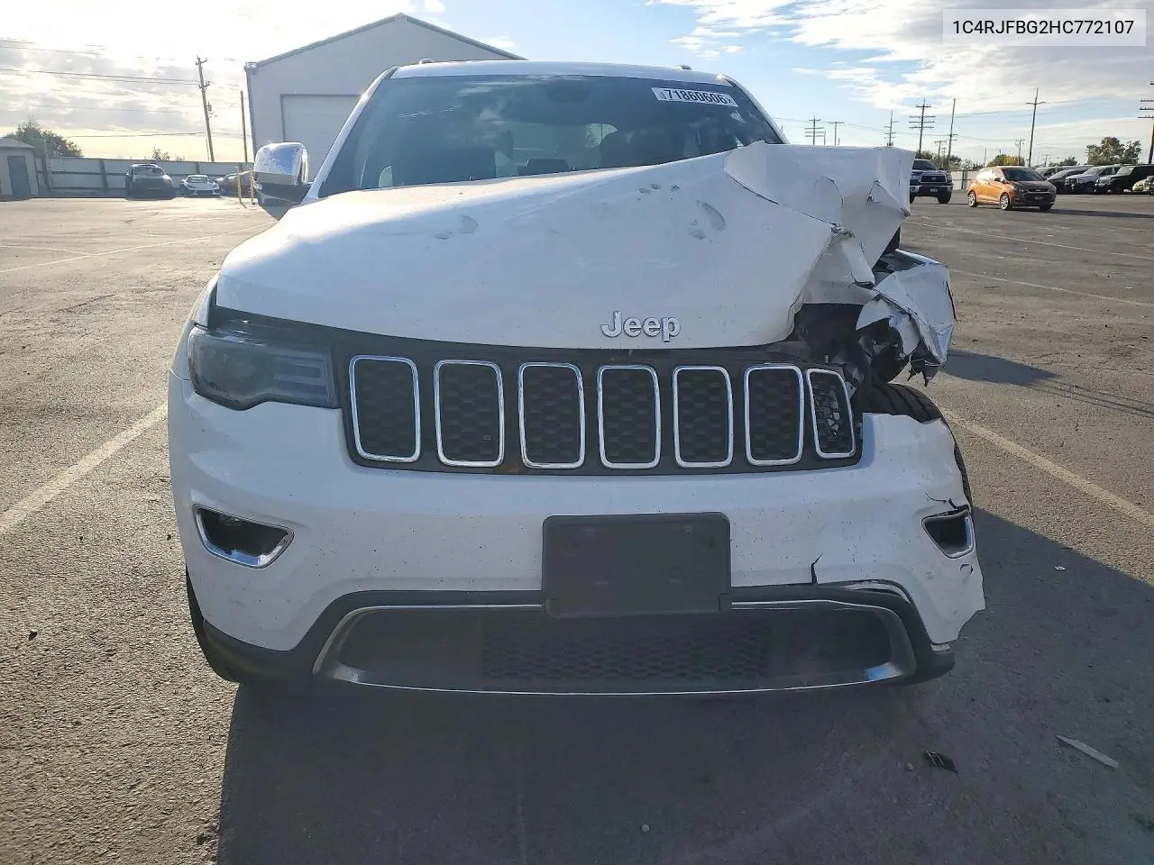 2017 JEEP GRAND CHEROKEE VIN 1C4RJFBG2HC772107 — фото 5
