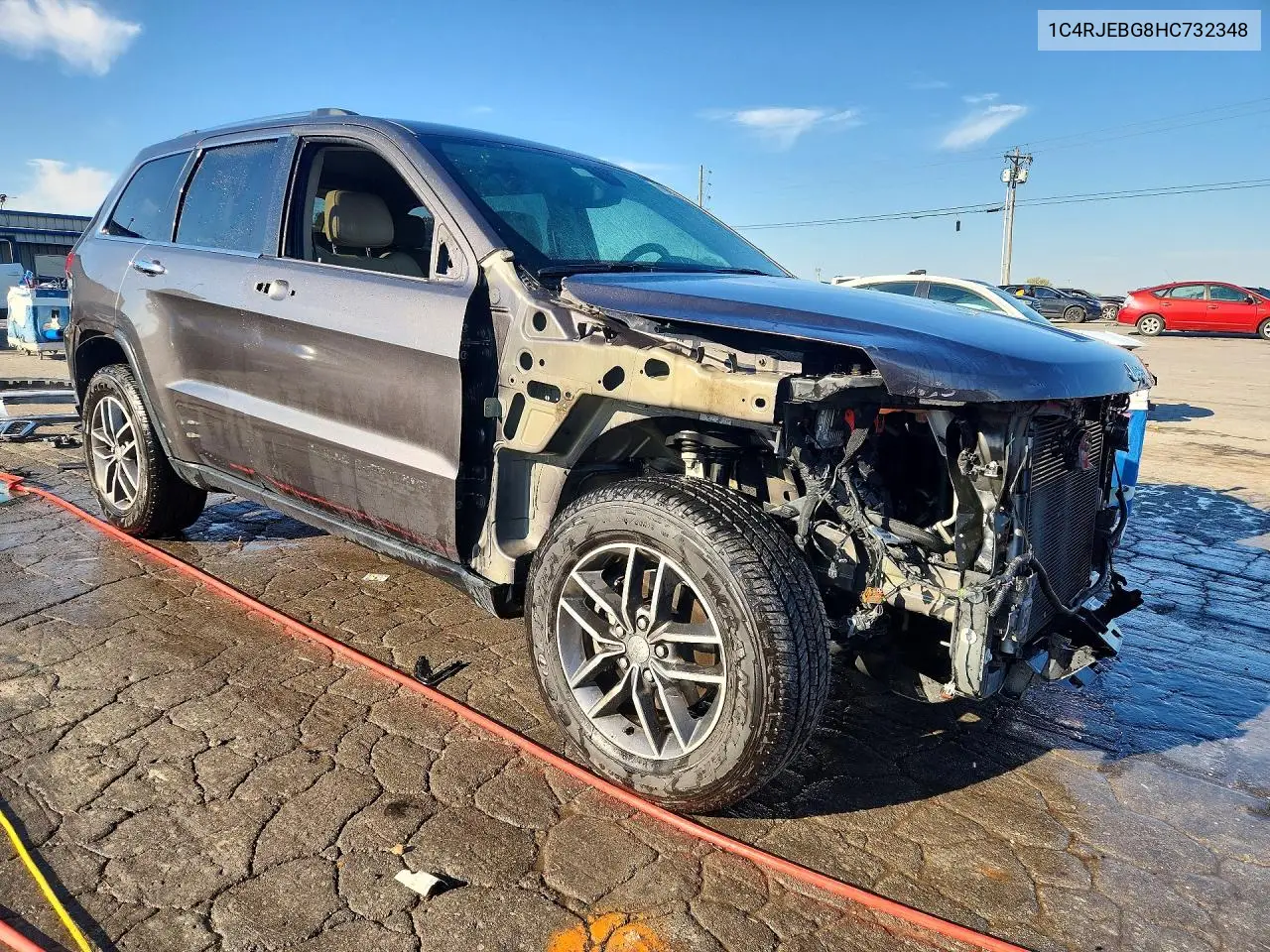 2017 JEEP GRAND CHEROKEE VIN 1C4RJEBG8HC732348 — фото 4