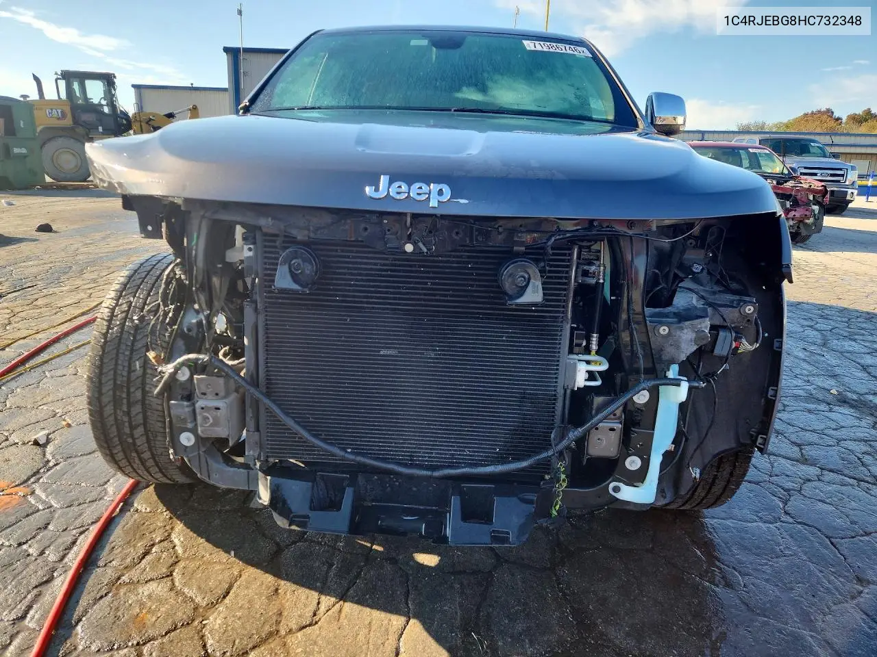 2017 JEEP GRAND CHEROKEE VIN 1C4RJEBG8HC732348 — фото 5