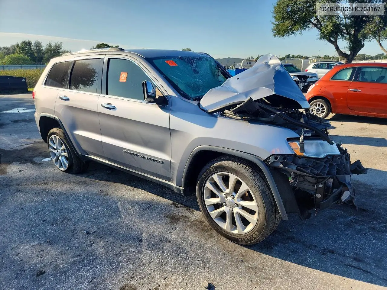 2017 JEEP GRAND CHEROKEE VIN 1C4RJEBG5HC708167 — фото 4