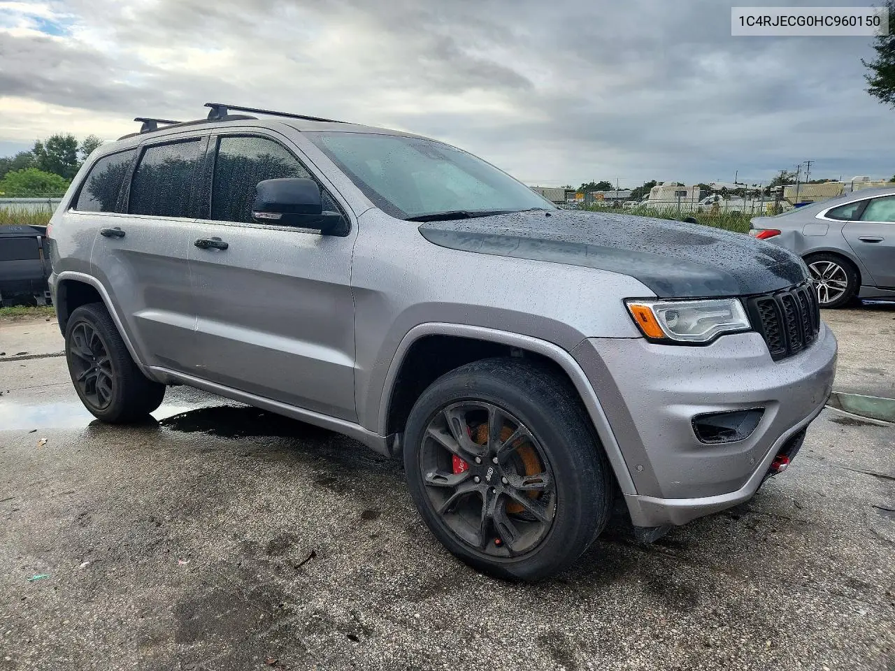 2017 JEEP GRAND CHEROKEE VIN 1C4RJECG0HC960150 — фото 4