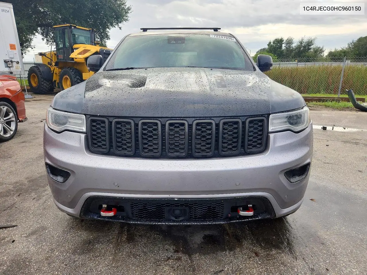 2017 JEEP GRAND CHEROKEE VIN 1C4RJECG0HC960150 — фото 5