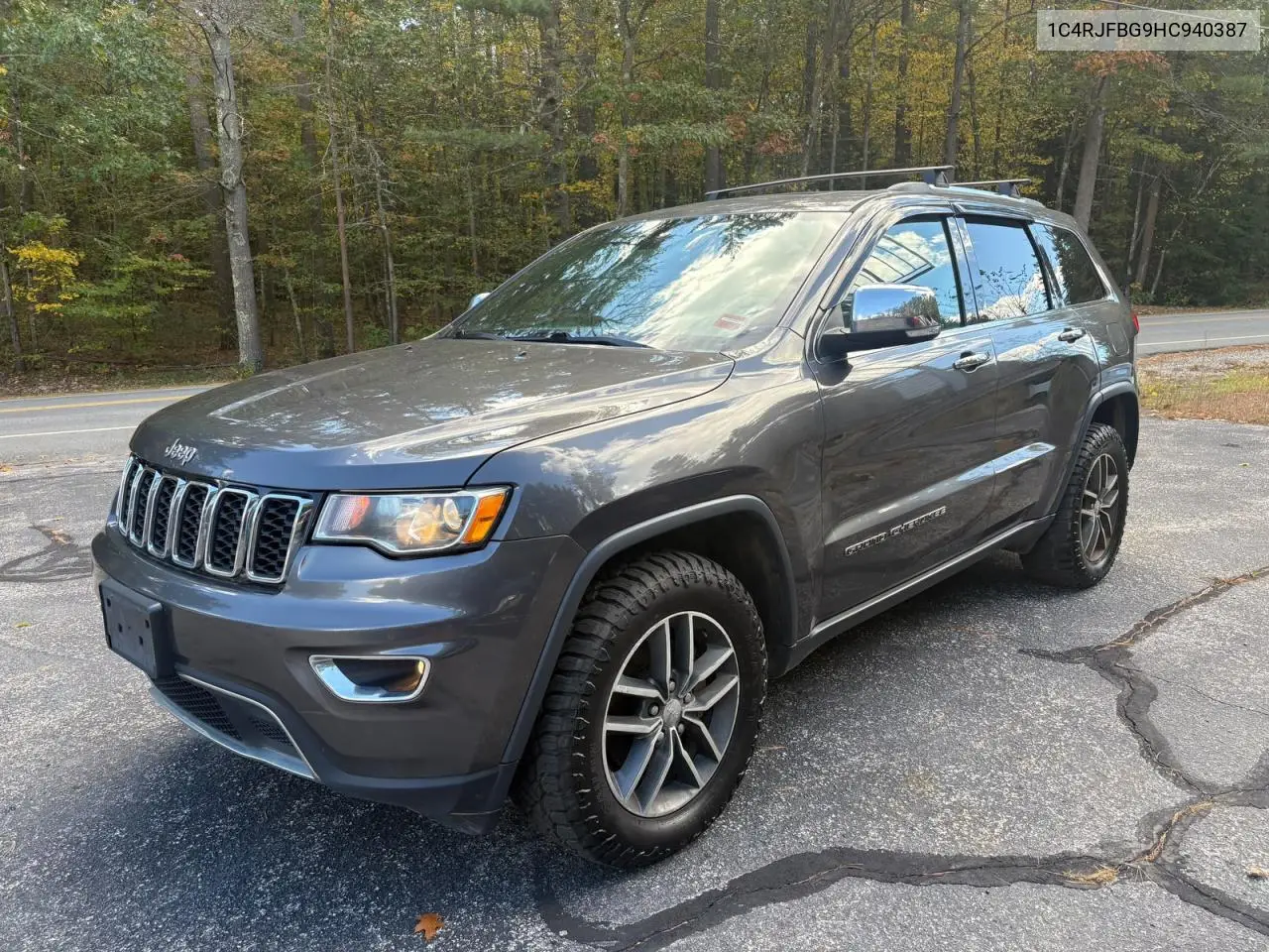 2017 JEEP GRAND CHEROKEE VIN 1C4RJFBG9HC940387 — фото 2