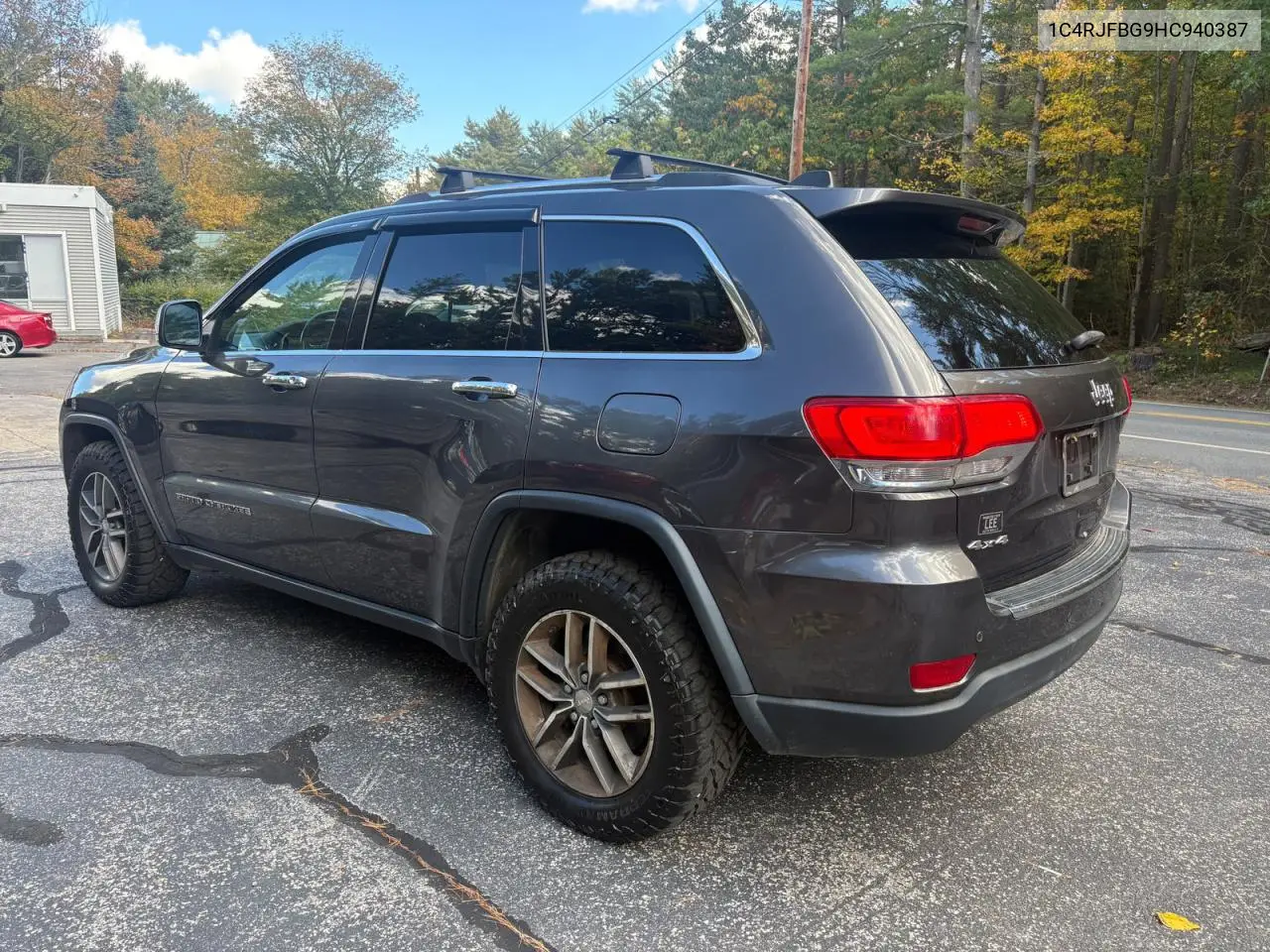 2017 JEEP GRAND CHEROKEE VIN 1C4RJFBG9HC940387 — фото 3