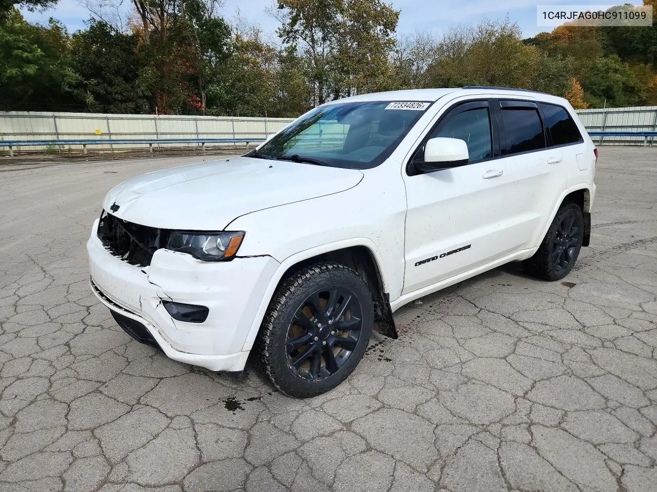 JEEP GRAND CHEROKEE 2017, VIN 1C4RJFAG0HC911099