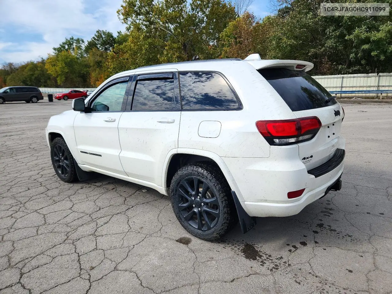 2017 JEEP GRAND CHEROKEE VIN 1C4RJFAG0HC911099 — фото 2