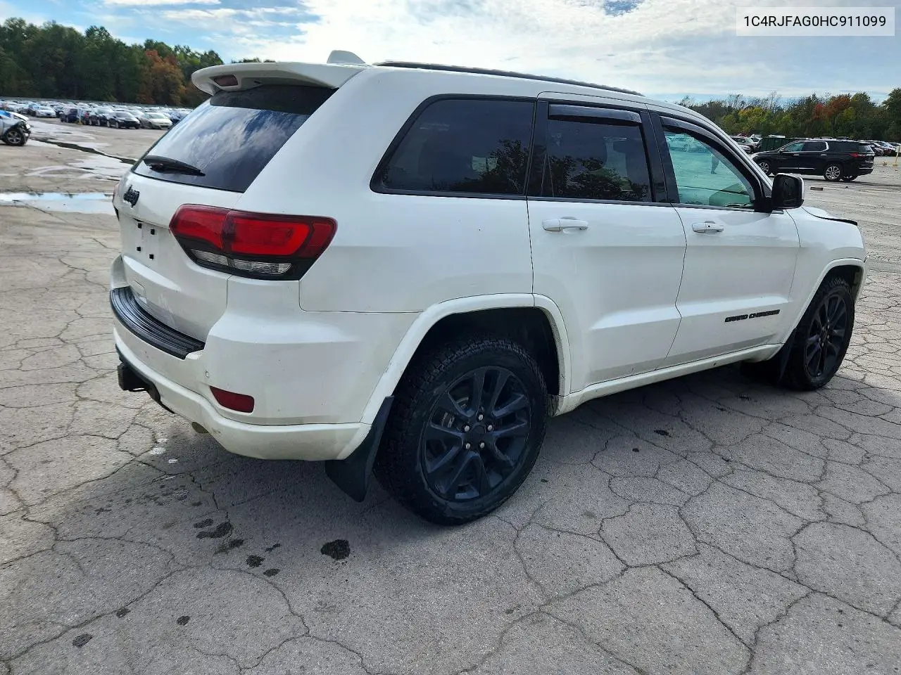 2017 JEEP GRAND CHEROKEE VIN 1C4RJFAG0HC911099 — фото 3