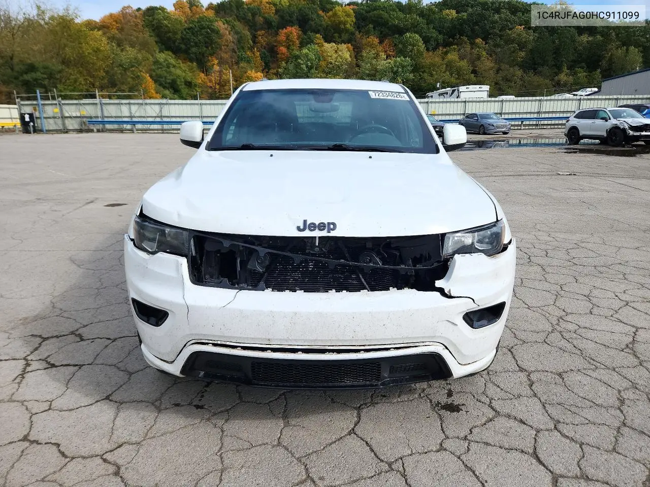 2017 JEEP GRAND CHEROKEE VIN 1C4RJFAG0HC911099 — фото 5