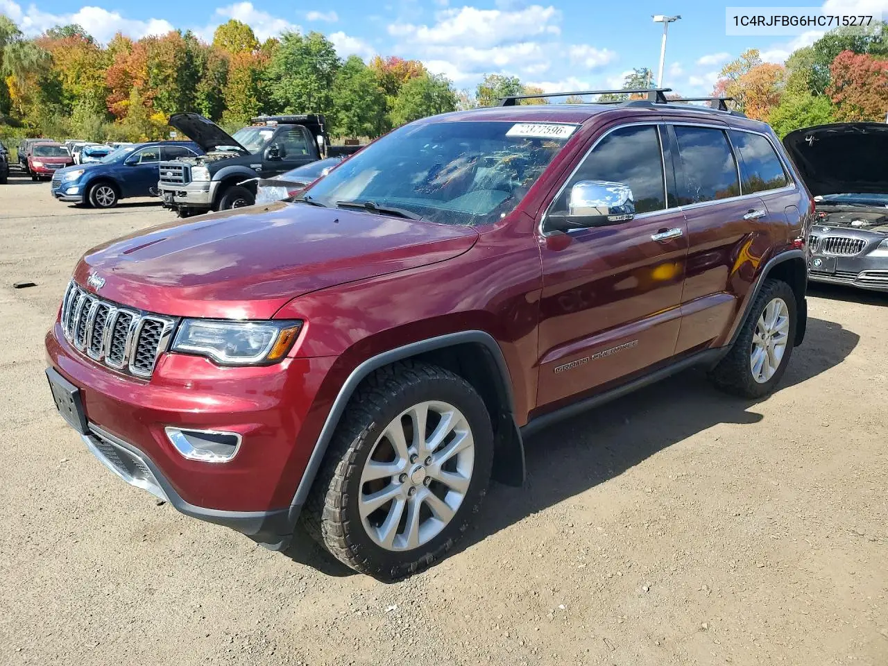 JEEP GRAND CHEROKEE 2017, VIN 1C4RJFBG6HC715277