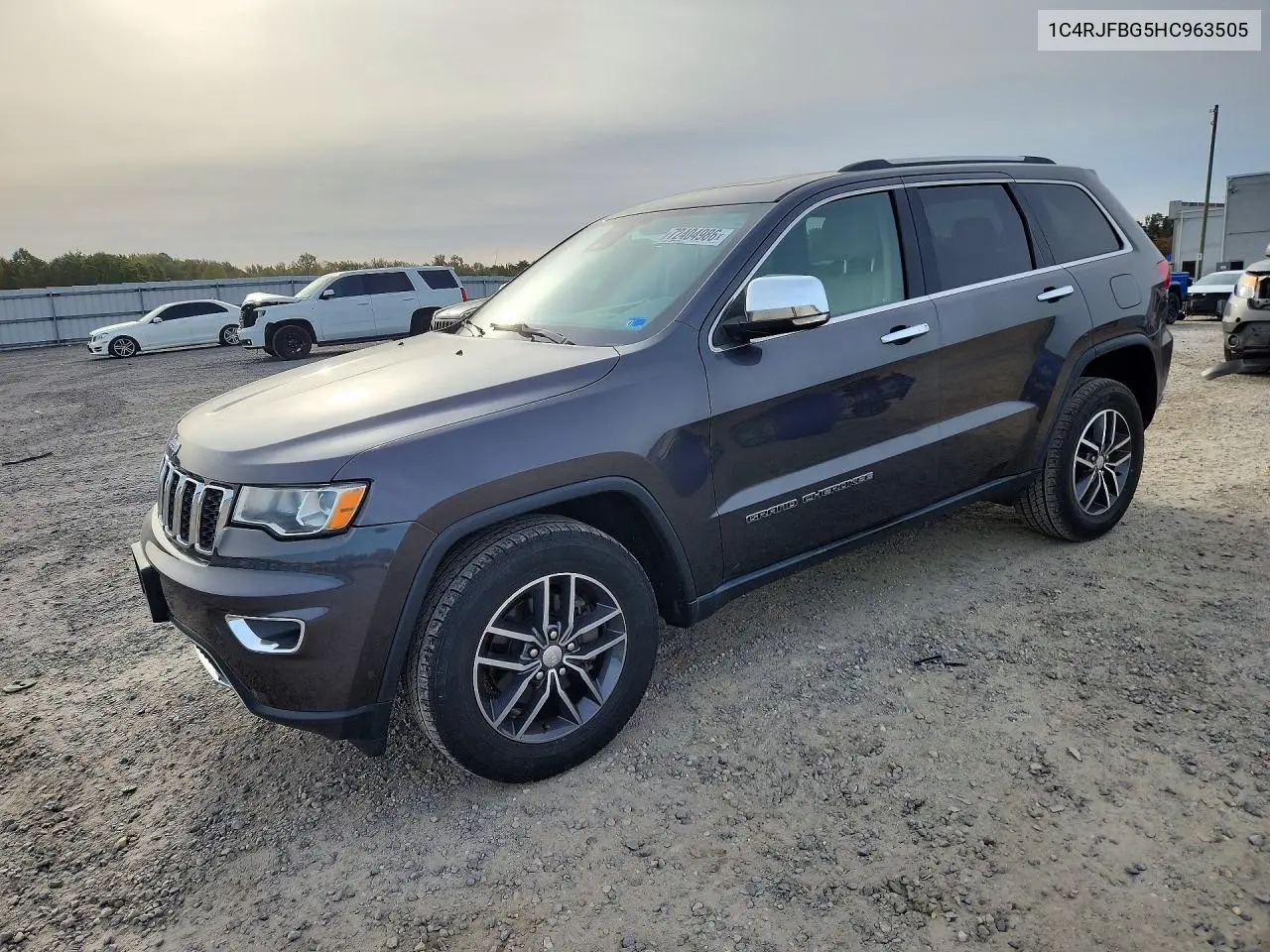JEEP GRAND CHEROKEE 2017, VIN 1C4RJFBG5HC963505