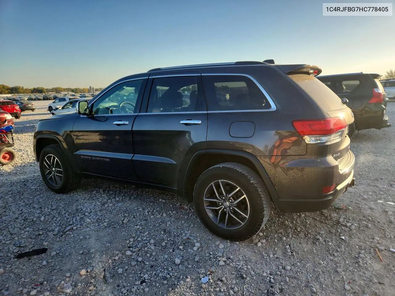 2017 JEEP GRAND CHEROKEE VIN 1C4RJFBG7HC778405 — фото 2