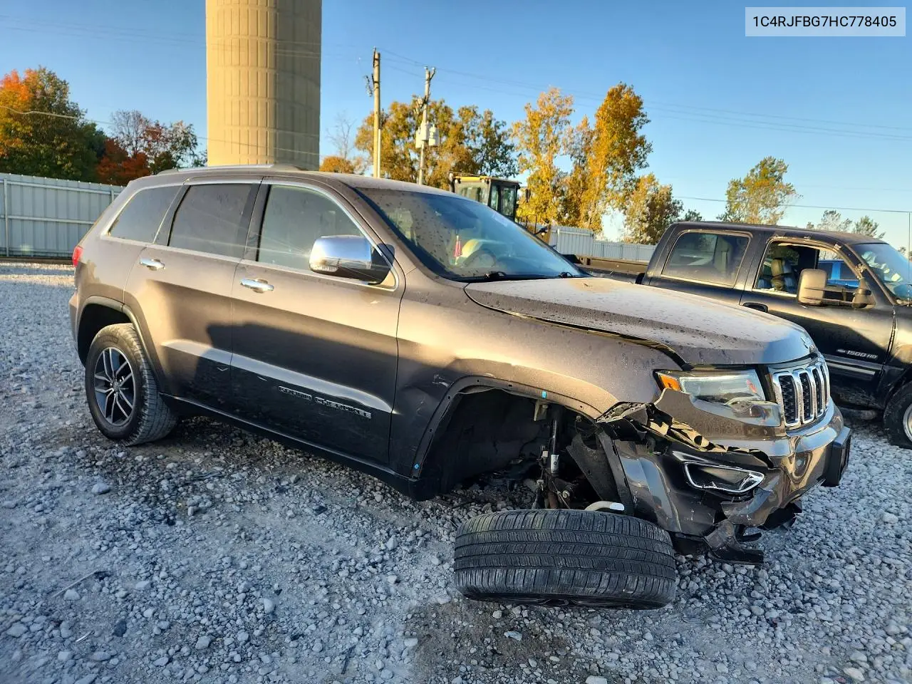 2017 JEEP GRAND CHEROKEE VIN 1C4RJFBG7HC778405 — фото 4