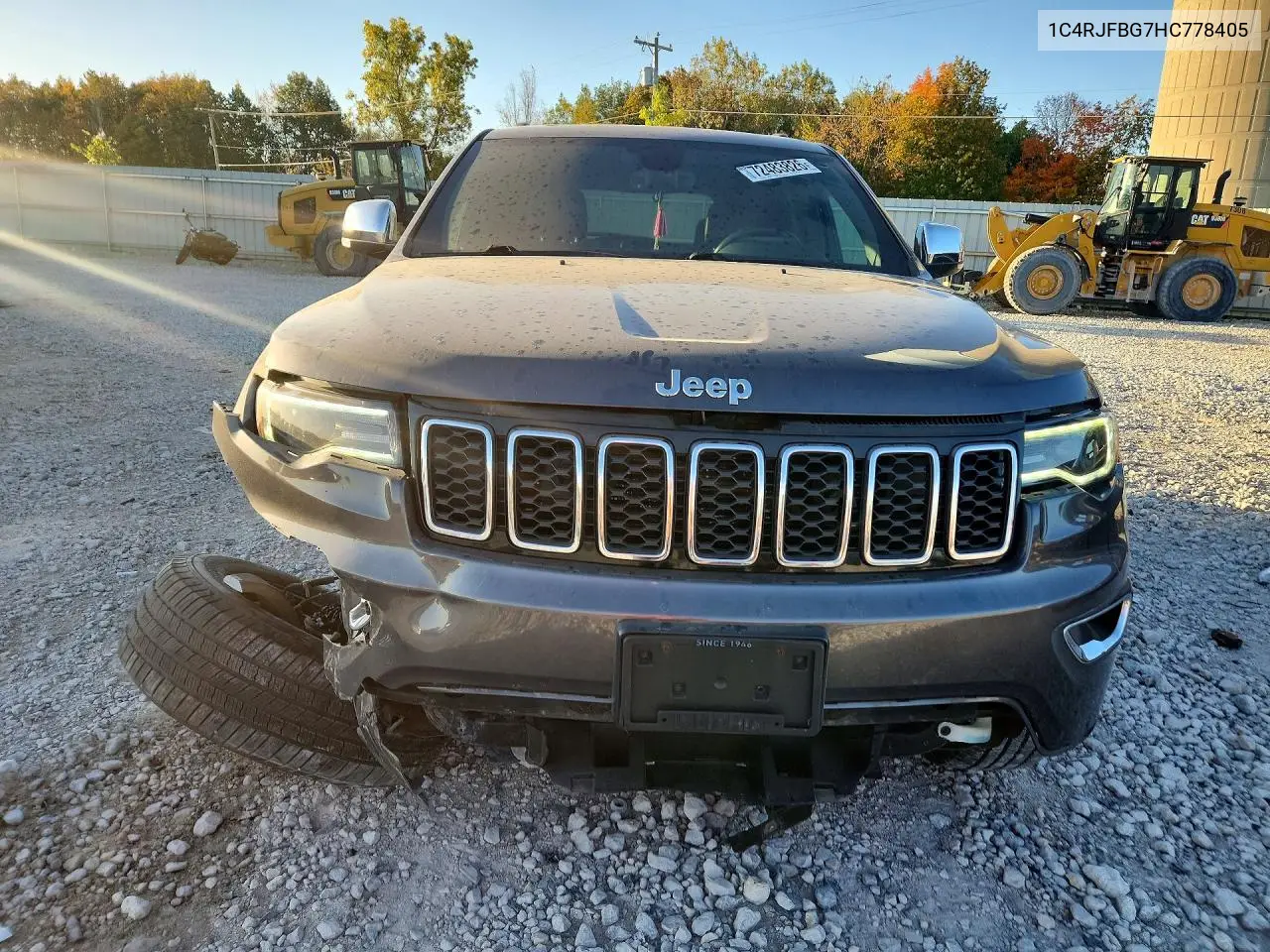 2017 JEEP GRAND CHEROKEE VIN 1C4RJFBG7HC778405 — фото 5