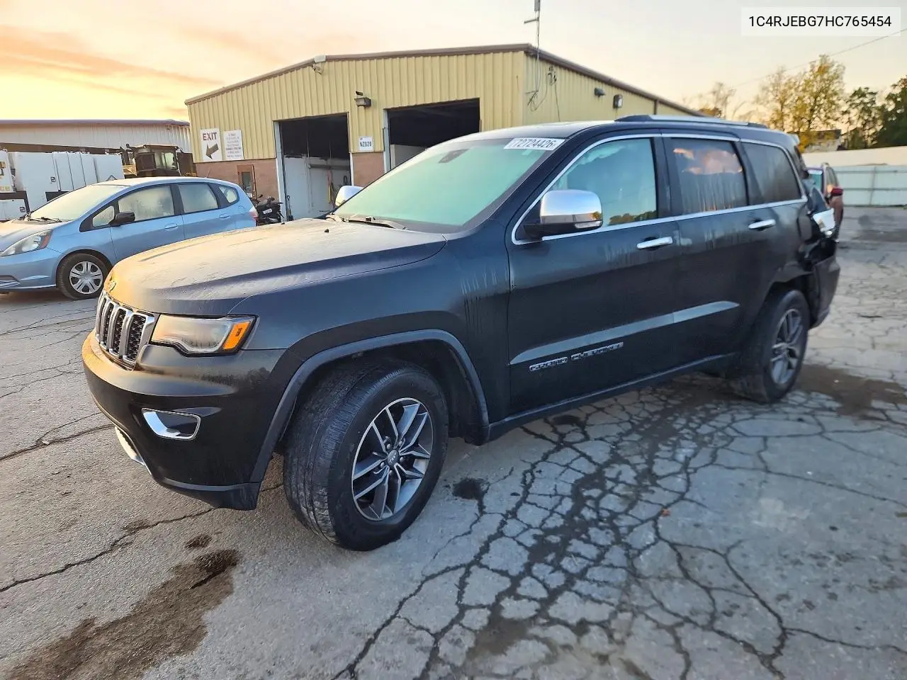 JEEP GRAND CHEROKEE 2017, VIN 1C4RJEBG7HC765454