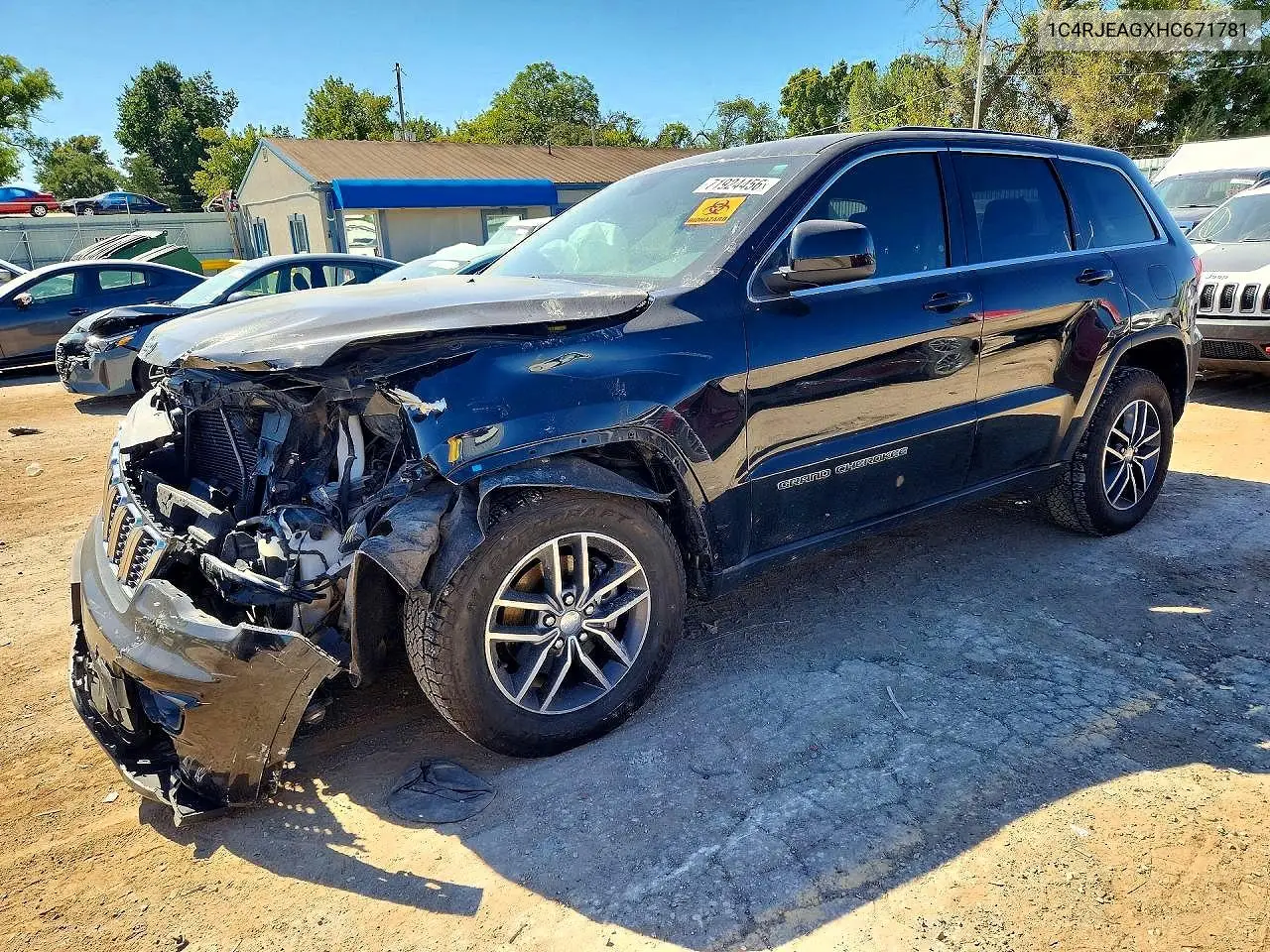 JEEP GRAND CHEROKEE 2017, VIN 1C4RJEAGXHC671781