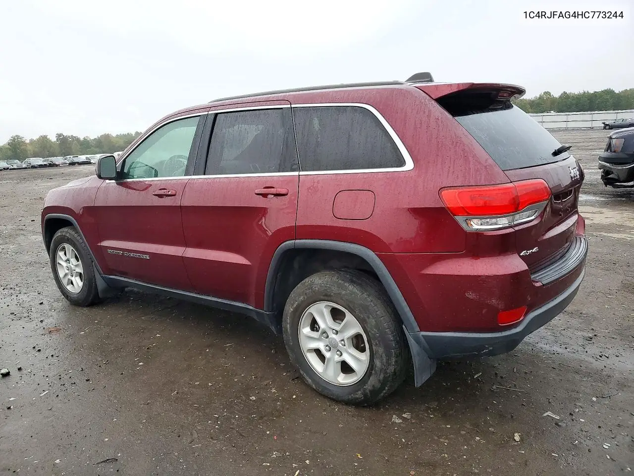 2017 JEEP GRAND CHEROKEE VIN 1C4RJFAG4HC773244 — фото 2