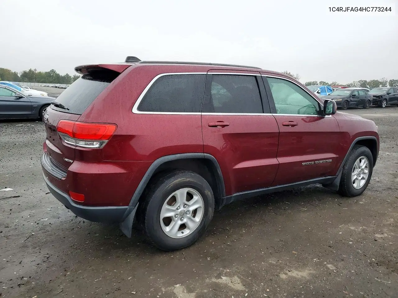 2017 JEEP GRAND CHEROKEE VIN 1C4RJFAG4HC773244 — фото 3