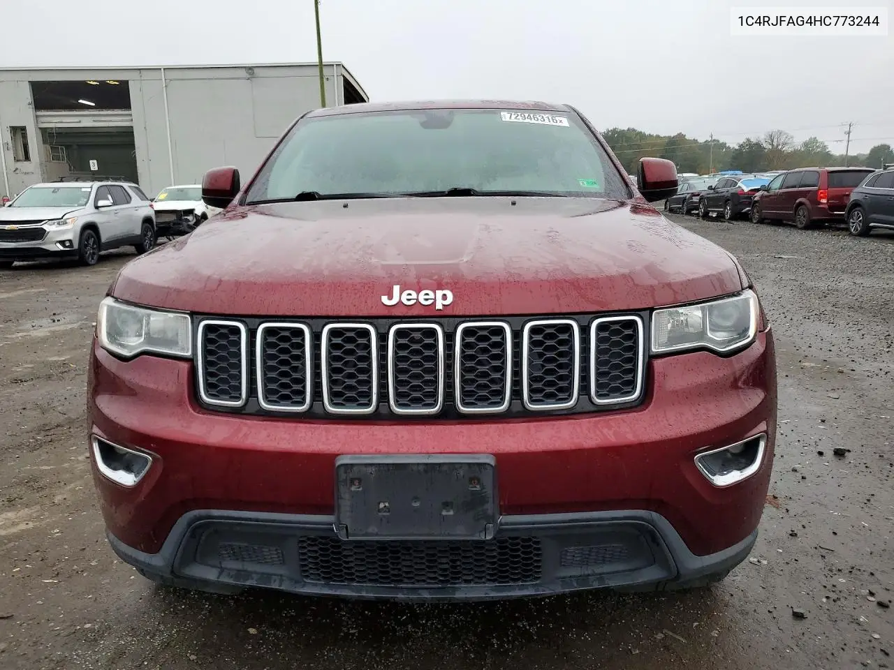 2017 JEEP GRAND CHEROKEE VIN 1C4RJFAG4HC773244 — фото 5