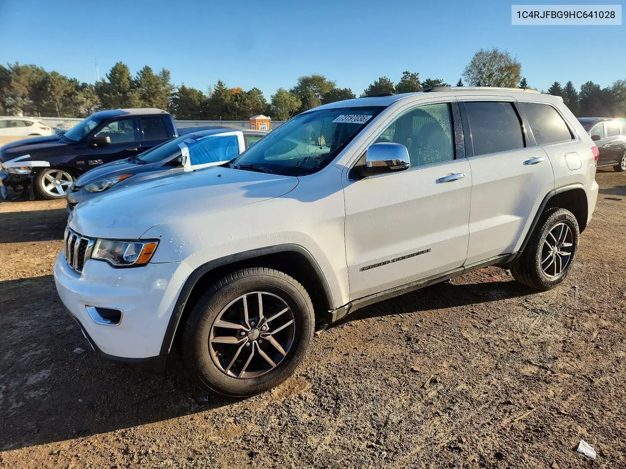 JEEP GRAND CHEROKEE 2017, VIN 1C4RJFBG9HC641028
