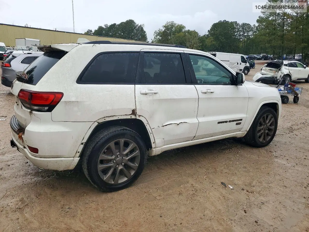 2017 JEEP GRAND CHEROKEE VIN 1C4RJFBG6HC646865 — фото 3