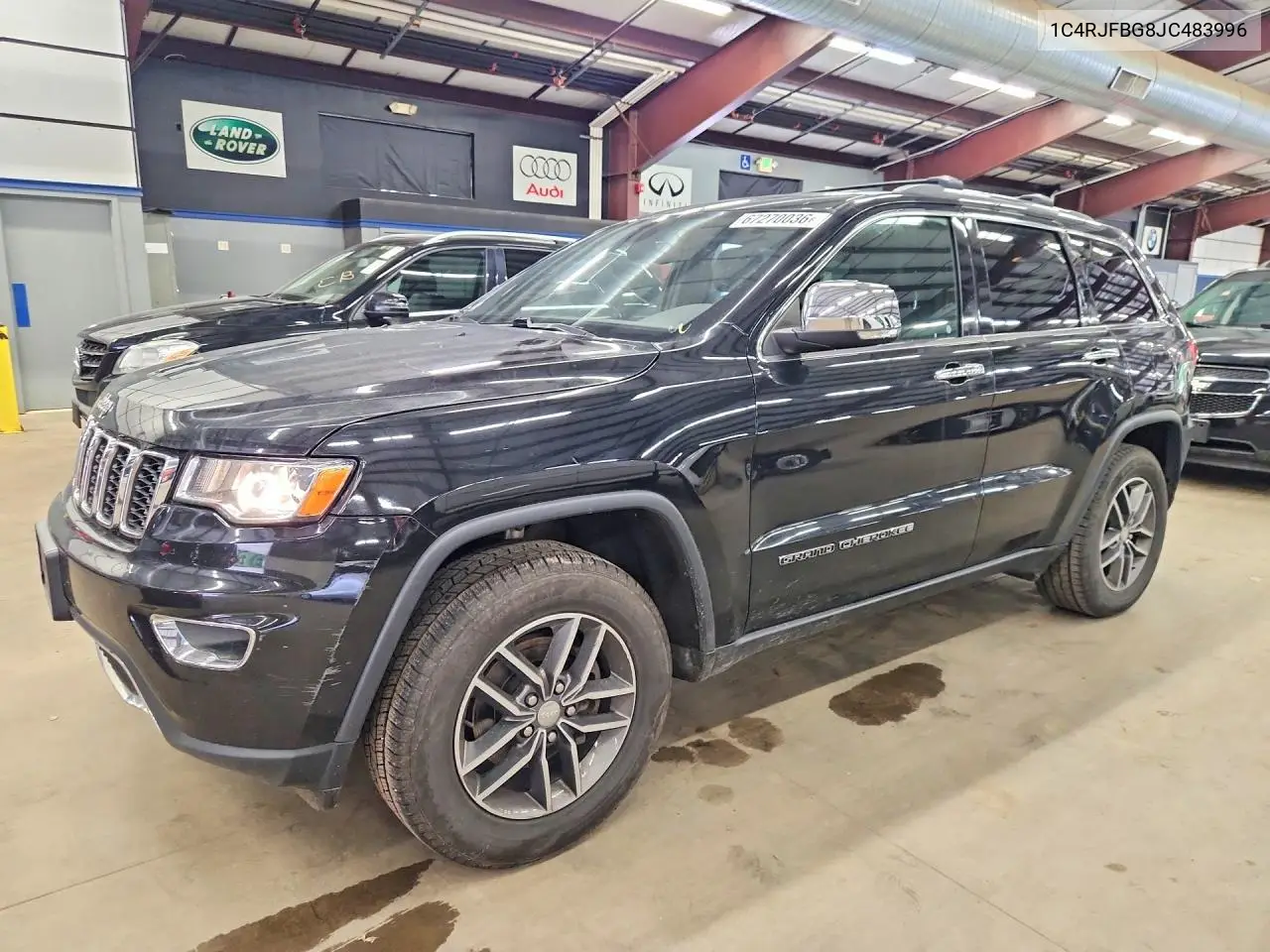 JEEP GRAND CHEROKEE 2018, VIN 1C4RJFBG8JC483996