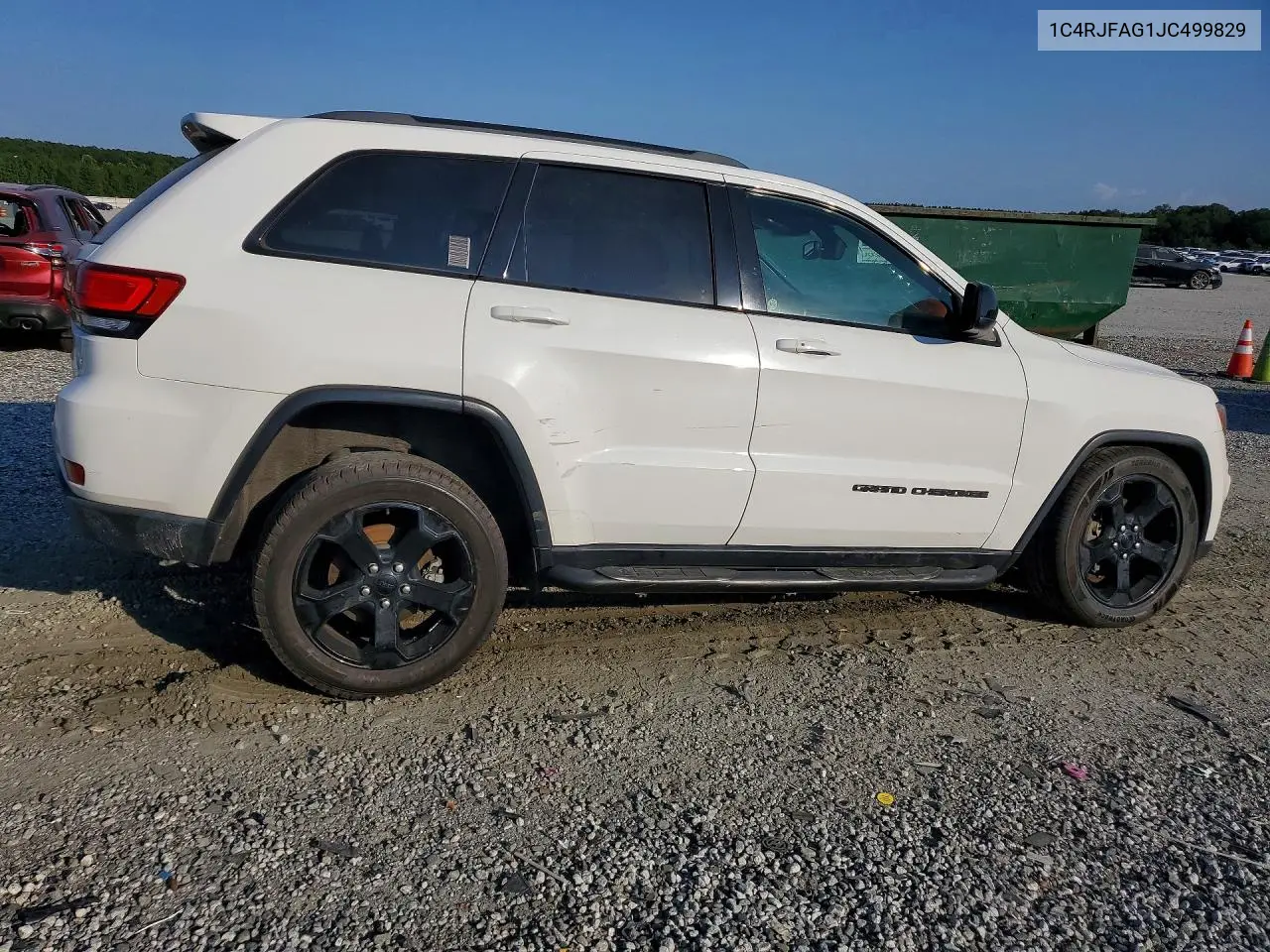 2018 JEEP GRAND CHEROKEE VIN 1C4RJFAG1JC499829 — фото 3
