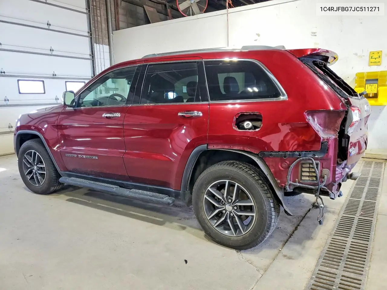 2018 JEEP GRAND CHEROKEE VIN 1C4RJFBG7JC511271 — фото 2