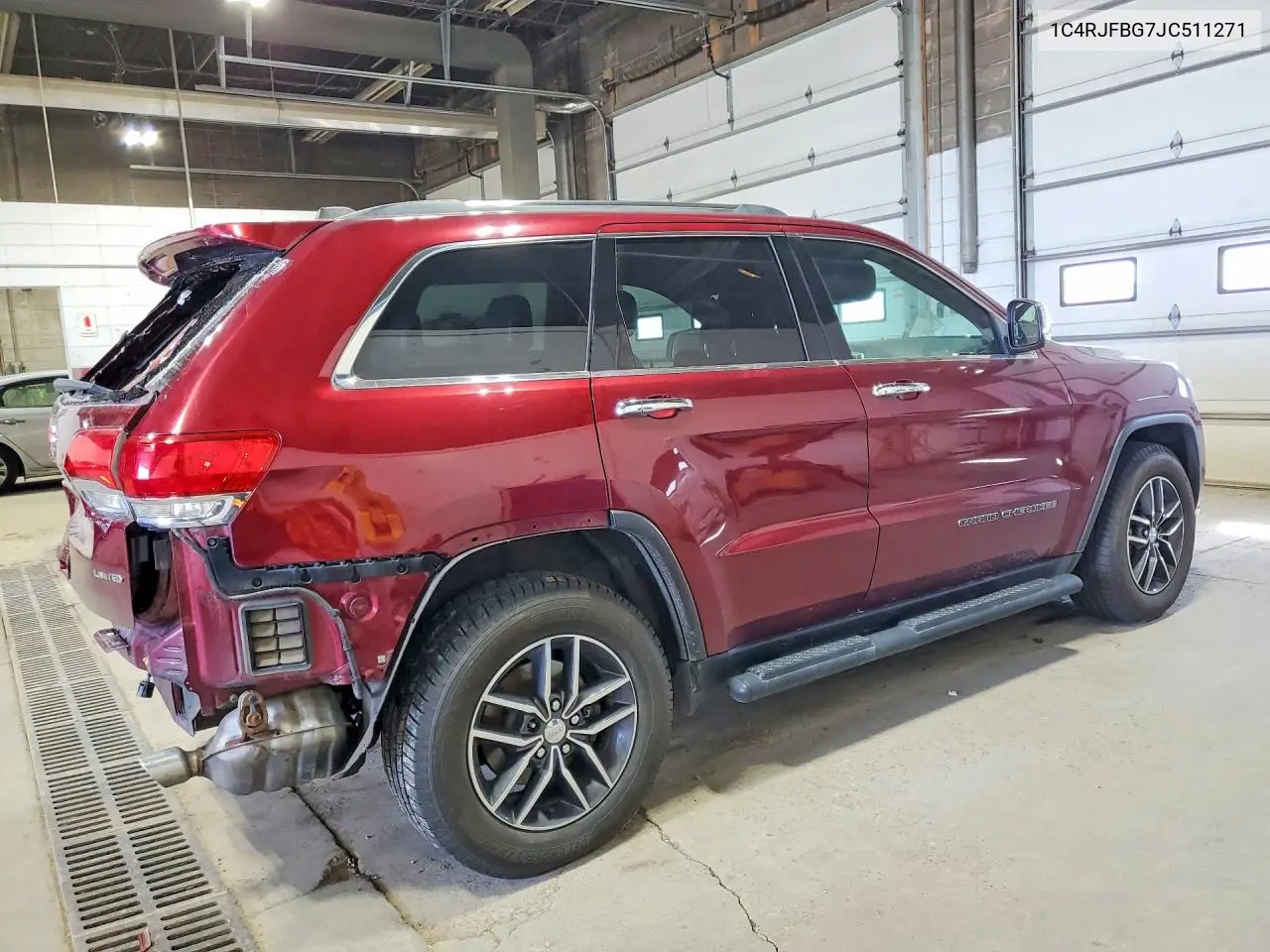 2018 JEEP GRAND CHEROKEE VIN 1C4RJFBG7JC511271 — фото 3