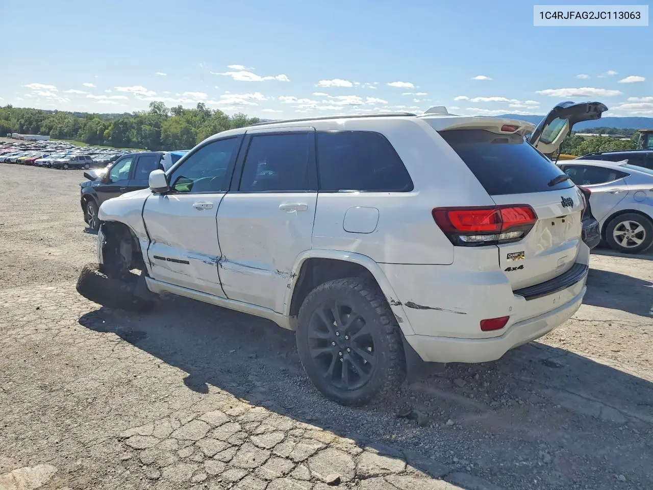 2018 JEEP GRAND CHEROKEE VIN 1C4RJFAG2JC113063 — фото 2