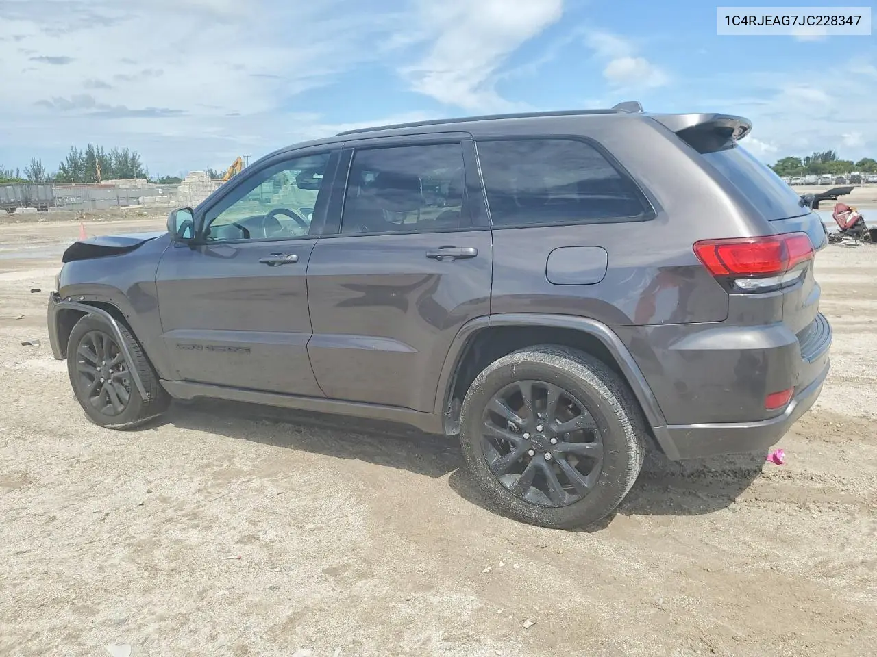 2018 JEEP GRAND CHEROKEE VIN 1C4RJEAG7JC228347 — фото 2