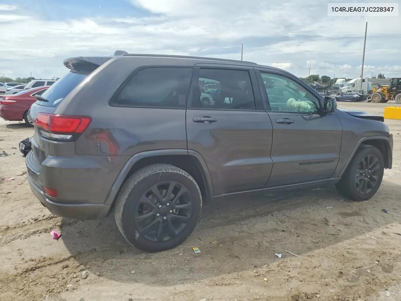 2018 JEEP GRAND CHEROKEE VIN 1C4RJEAG7JC228347 — фото 3