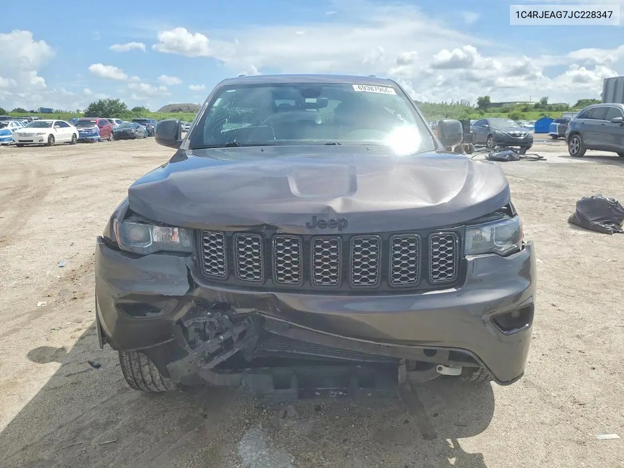 2018 JEEP GRAND CHEROKEE VIN 1C4RJEAG7JC228347 — фото 5