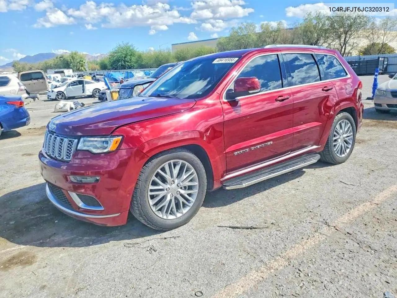 JEEP GRAND CHEROKEE 2018, VIN 1C4RJFJT6JC320312
