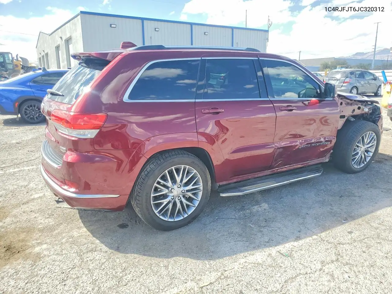 2018 JEEP GRAND CHEROKEE VIN 1C4RJFJT6JC320312 — фото 3