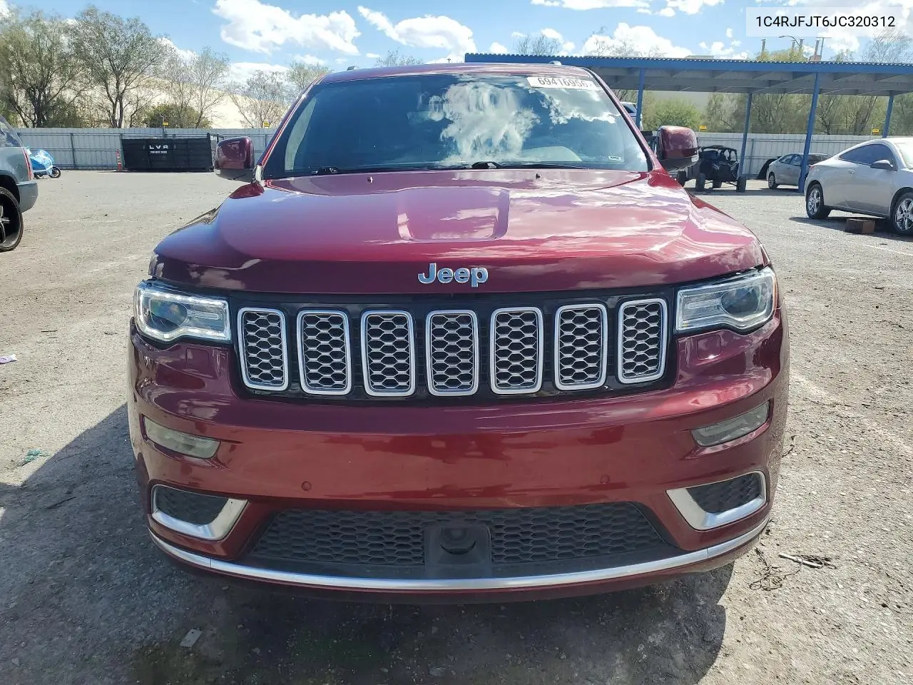 2018 JEEP GRAND CHEROKEE VIN 1C4RJFJT6JC320312 — фото 5
