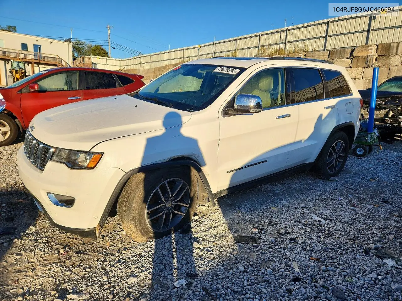 JEEP GRAND CHEROKEE 2018, VIN 1C4RJFBG6JC466694