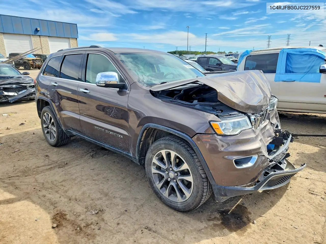 2018 JEEP GRAND CHEROKEE VIN 1C4RJFBG0JC227559 — фото 4
