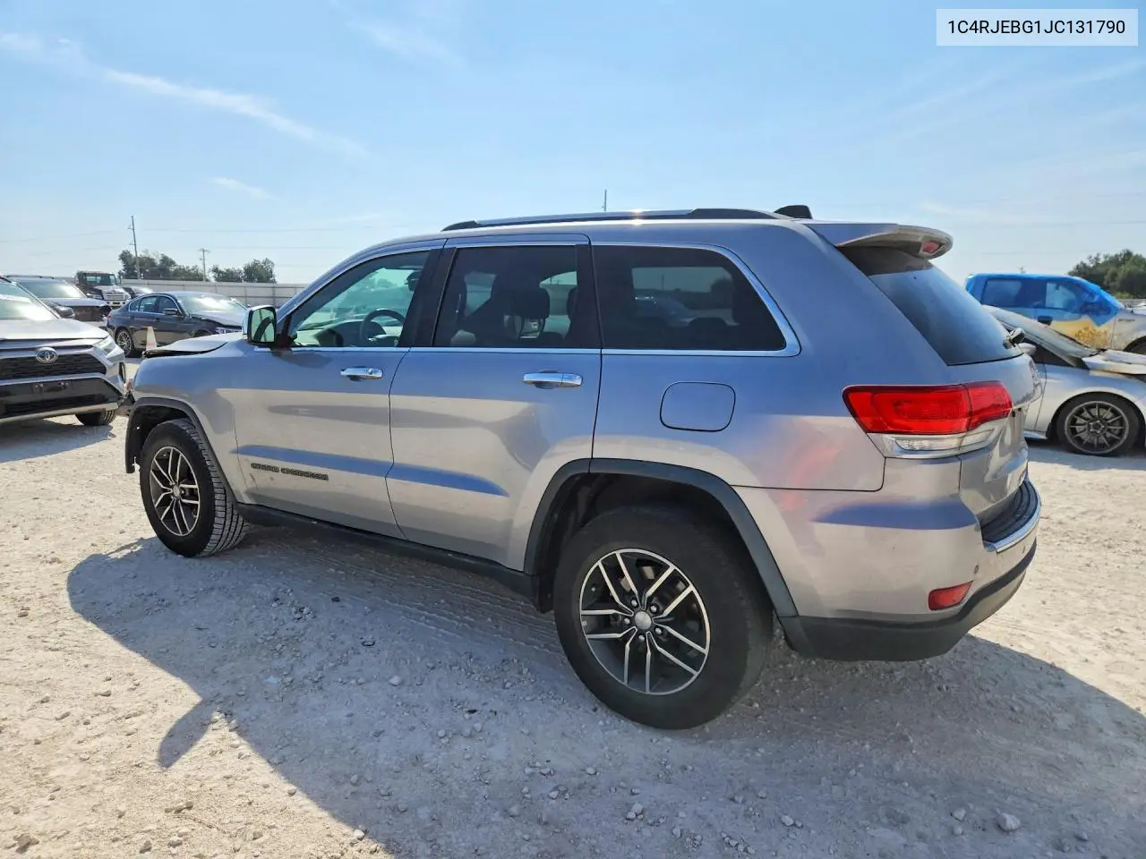 2018 JEEP GRAND CHEROKEE VIN 1C4RJEBG1JC131790 — фото 2