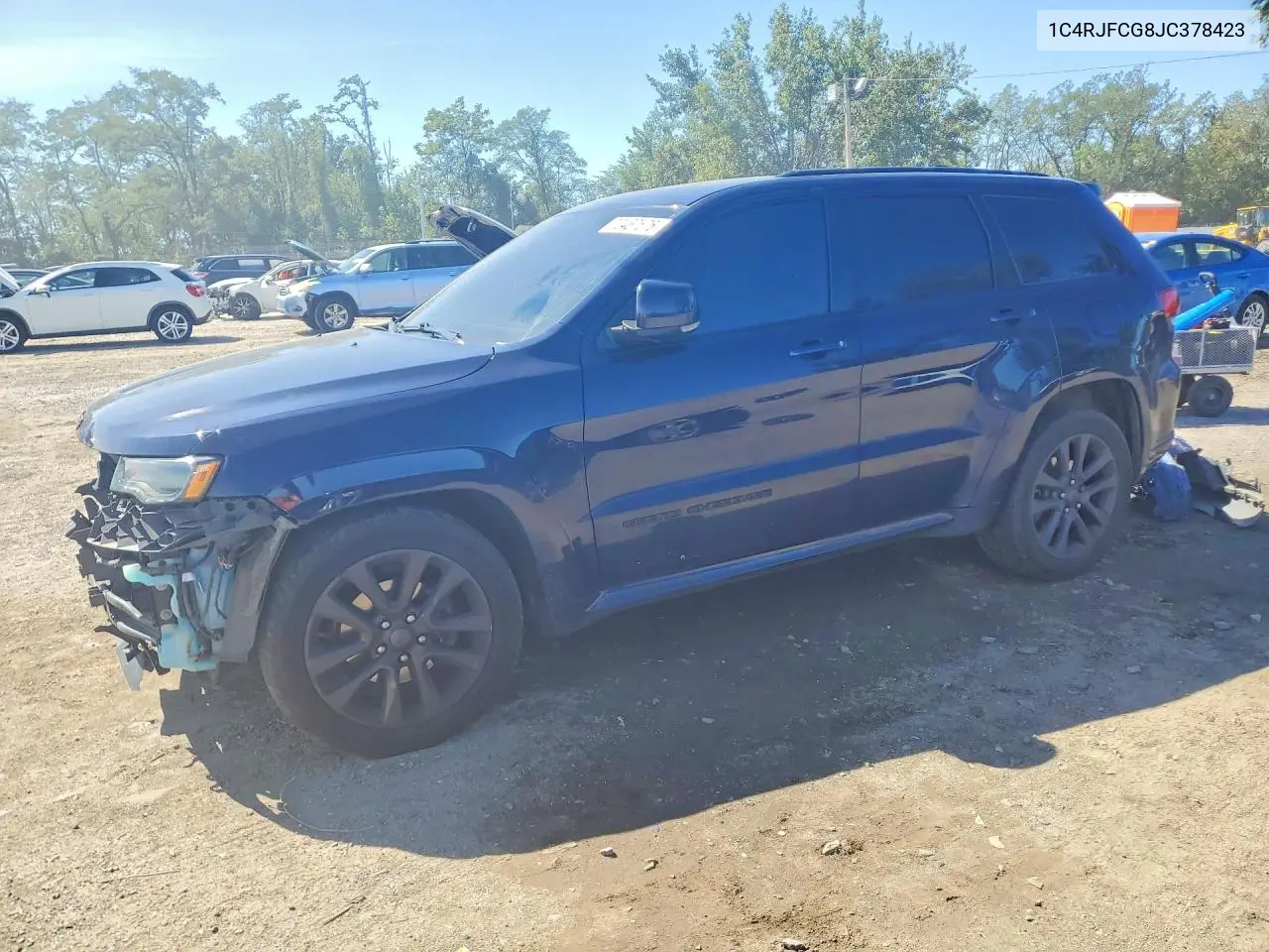 JEEP GRAND CHEROKEE 2018, VIN 1C4RJFCG8JC378423