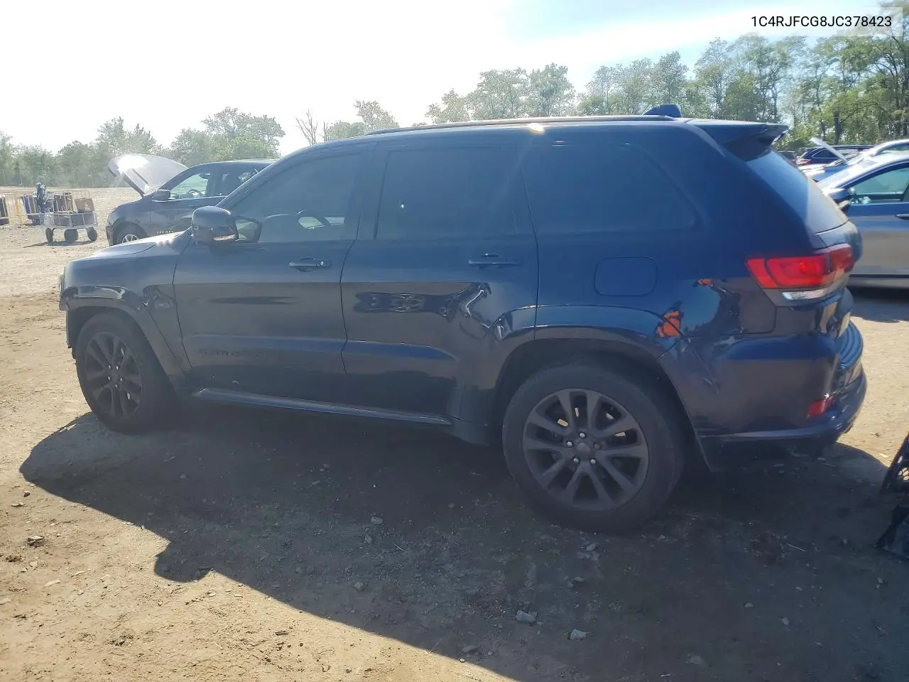 2018 JEEP GRAND CHEROKEE VIN 1C4RJFCG8JC378423 — фото 2