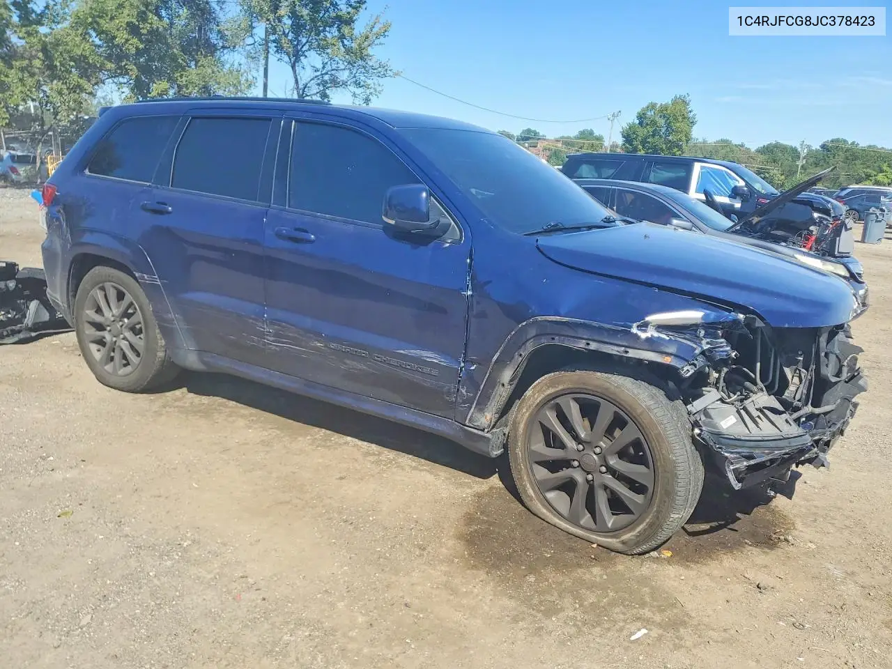 2018 JEEP GRAND CHEROKEE VIN 1C4RJFCG8JC378423 — фото 4
