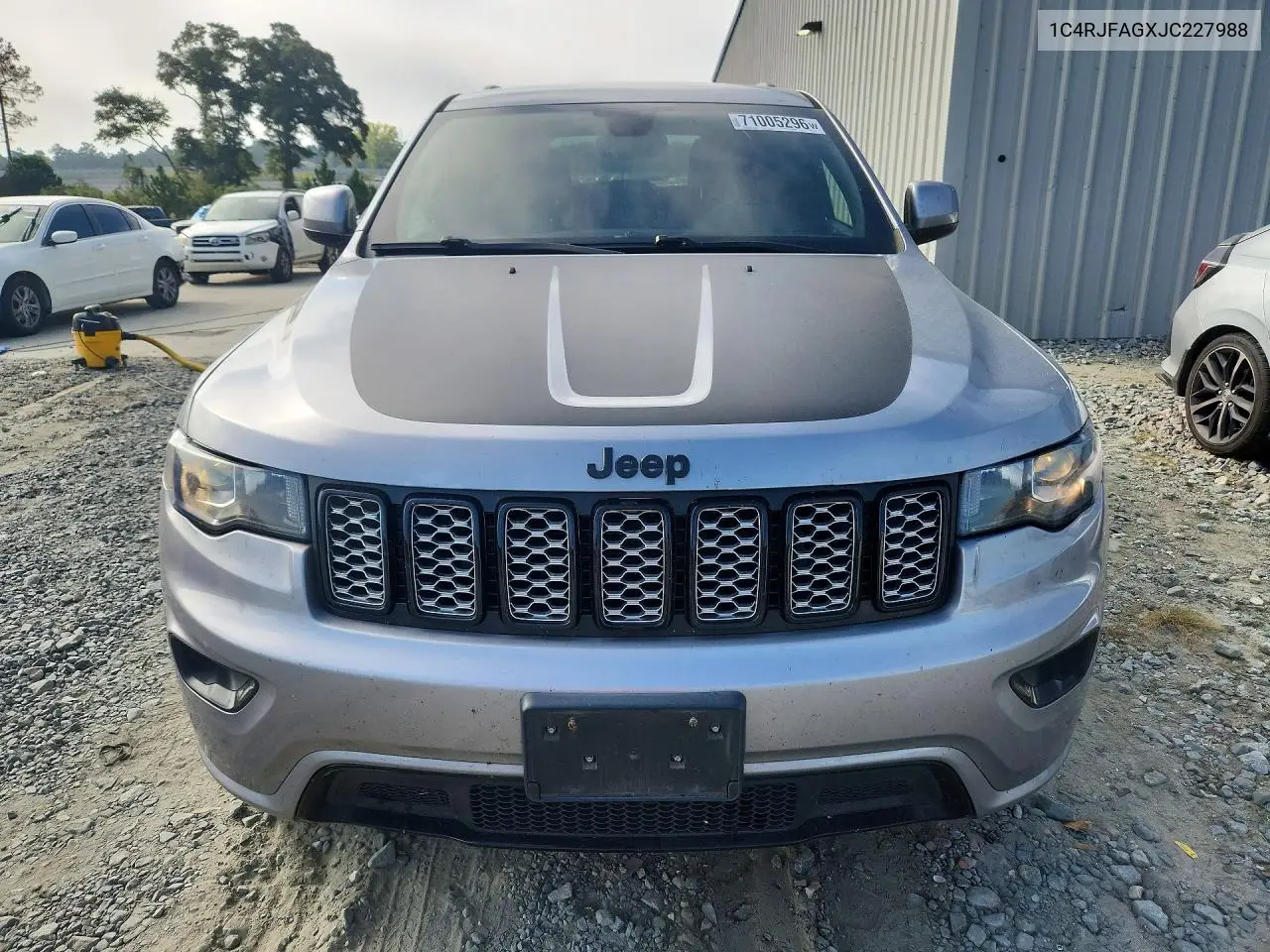 2018 JEEP GRAND CHEROKEE VIN 1C4RJFAGXJC227988 — фото 5