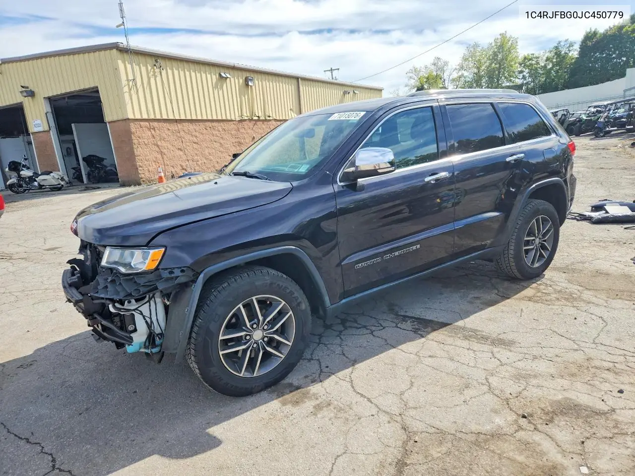 JEEP GRAND CHEROKEE 2018, VIN 1C4RJFBG0JC450779