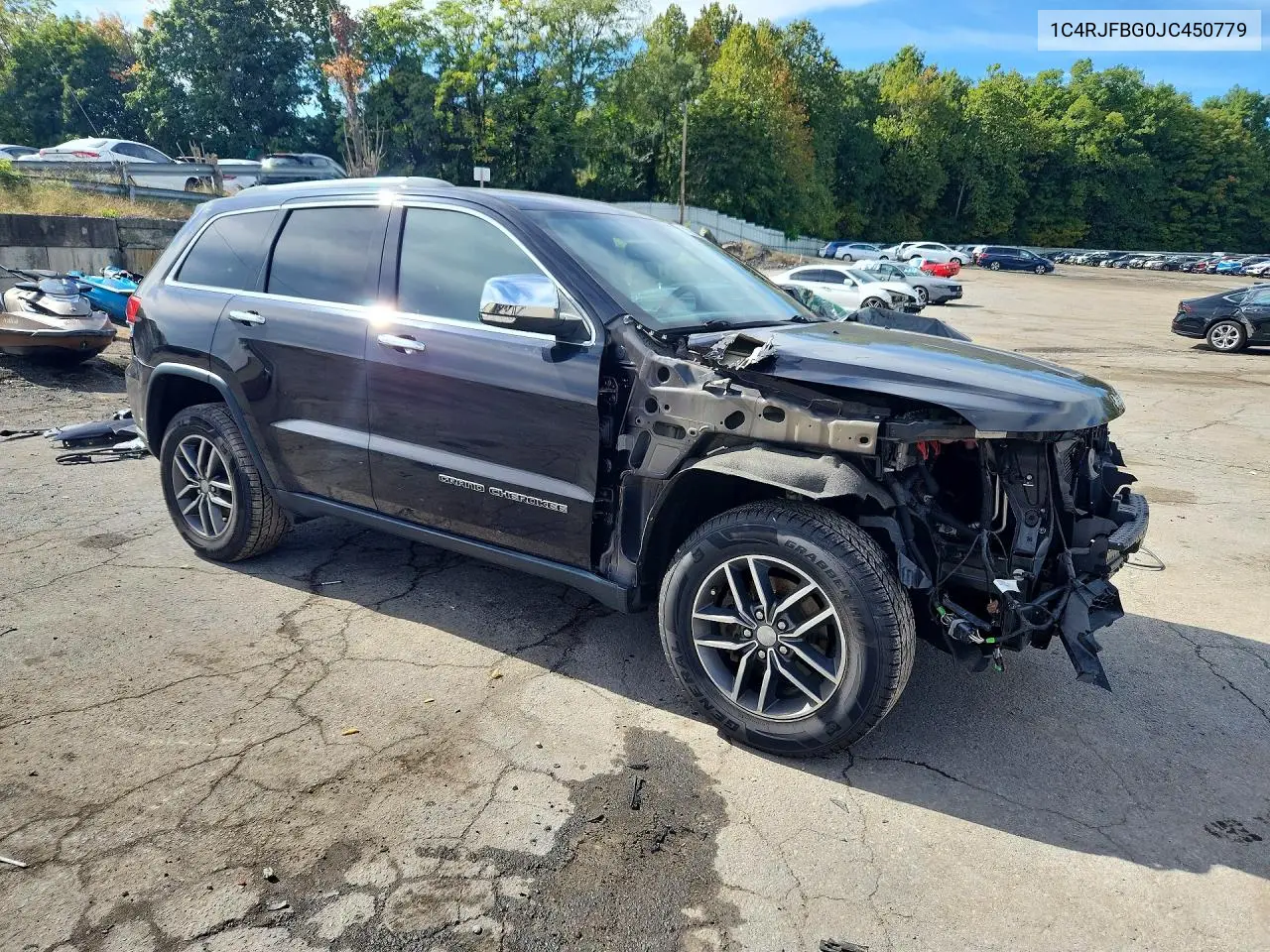 2018 JEEP GRAND CHEROKEE VIN 1C4RJFBG0JC450779 — фото 4